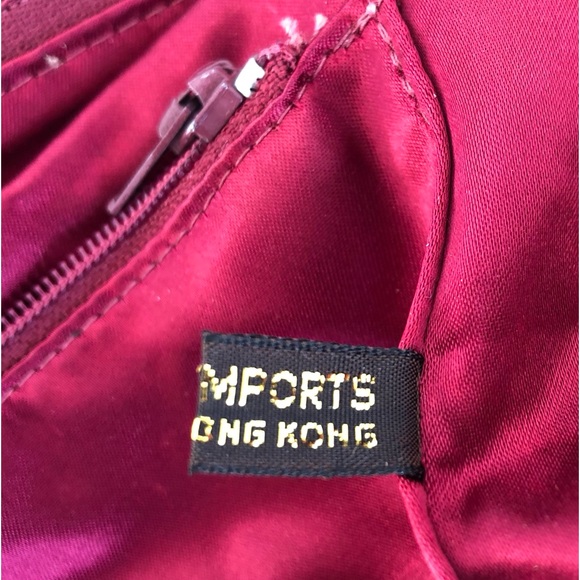 Vintage GC Metallic Mesh Shoulder Bag, Made in Hong Kong Medium Size, Red - Picture 12 of 15